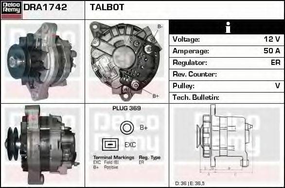 VALEO 9AL2677K Генератор
