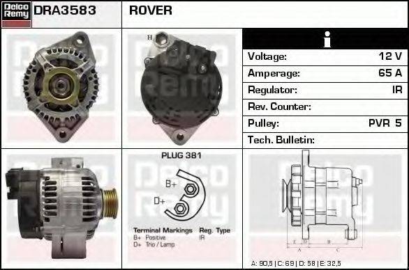 DELCO REMY DRA3583