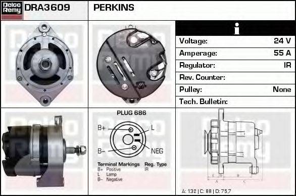 DELCO REMY DRA3609