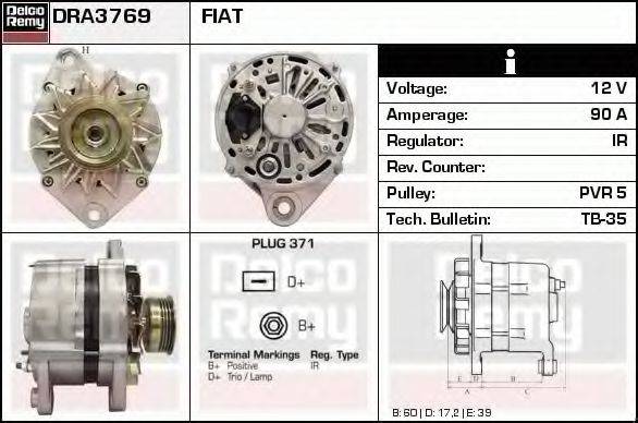 DELCO REMY DRA3769