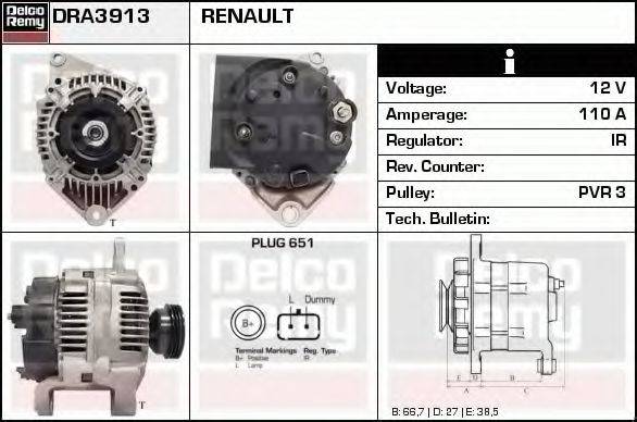 DELCO REMY DRA3913