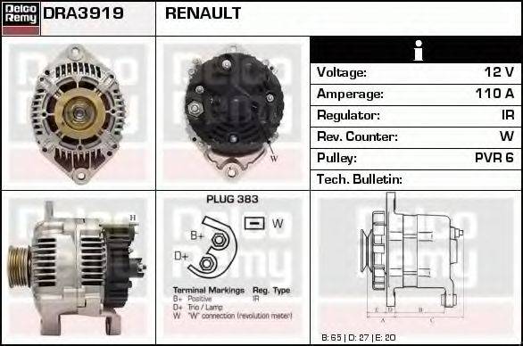 DELCO REMY DRA3919
