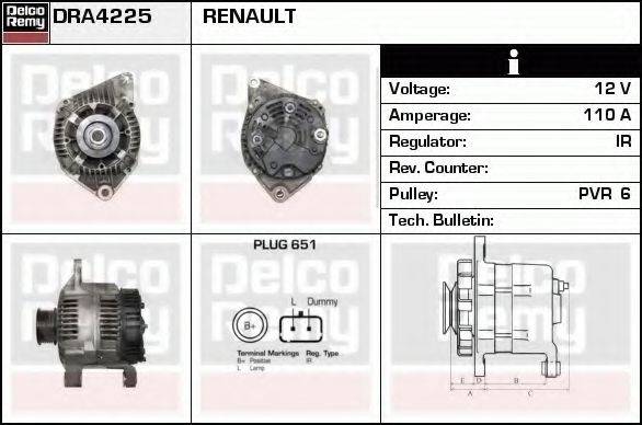 DELCO REMY DRA4225