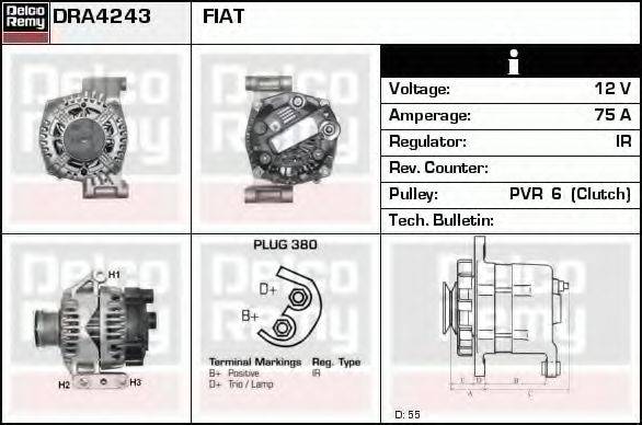 BOSCH 4378 Генератор