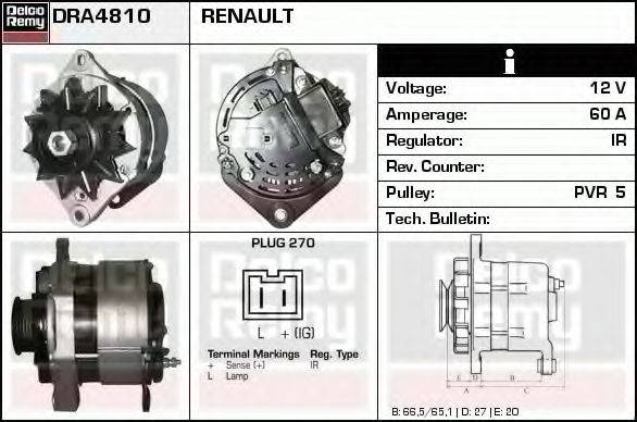 DELCO REMY DRA4810