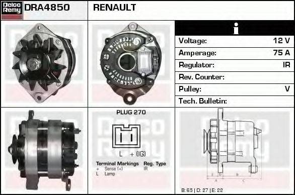 DELCO REMY DRA4850