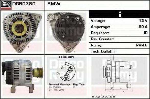 DELCO REMY DRB0380