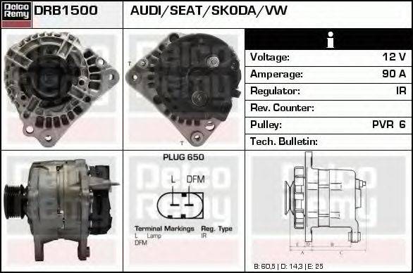 DELCO REMY DRB1500
