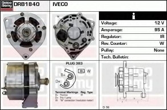 DELCO REMY DRB1840
