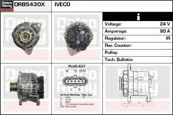 DELCO REMY DRB5430X