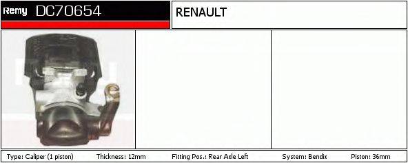 DELCO REMY DC70654