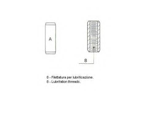 FRECCIA 3266 Напрямна втулка клапана