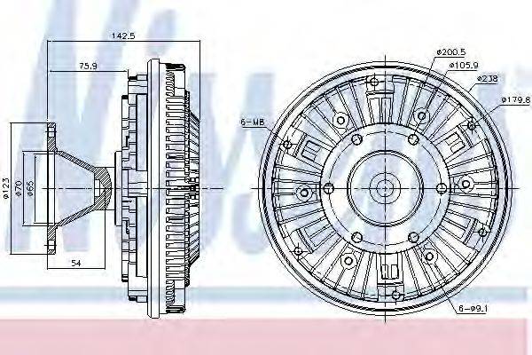 NISSENS 86051