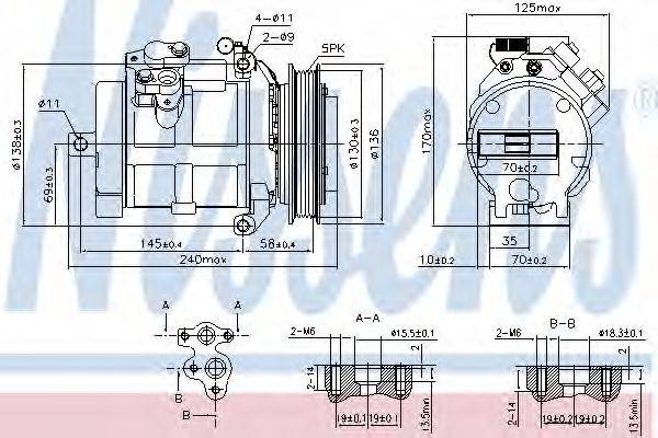 ELSTOCK 510836 Компресор, кондиціонер