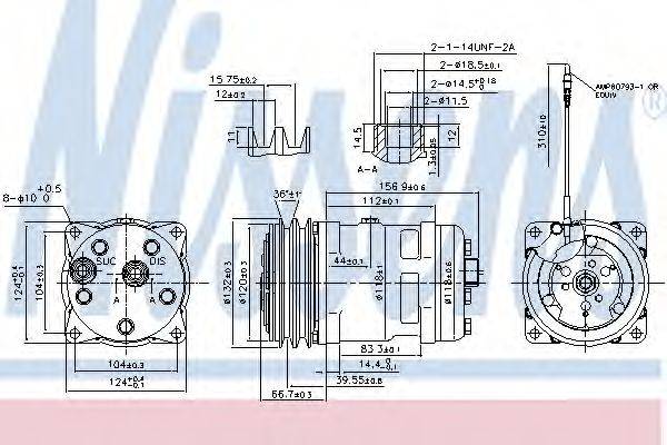NEW HOLLAND 3405689R2 Компресор, кондиціонер