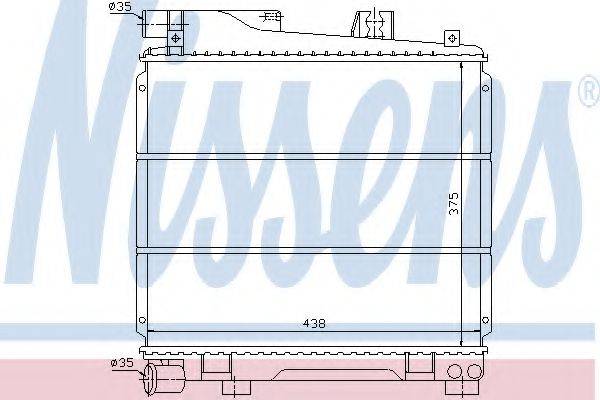 ARD 310103 Радіатор, охолодження двигуна