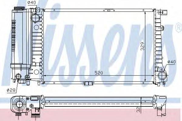 ARD 310112 Радіатор, охолодження двигуна