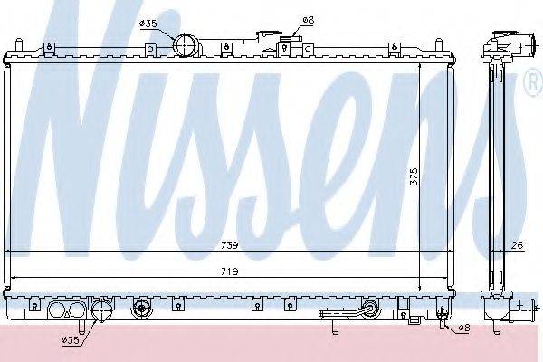 ARD 310682 Радіатор, охолодження двигуна