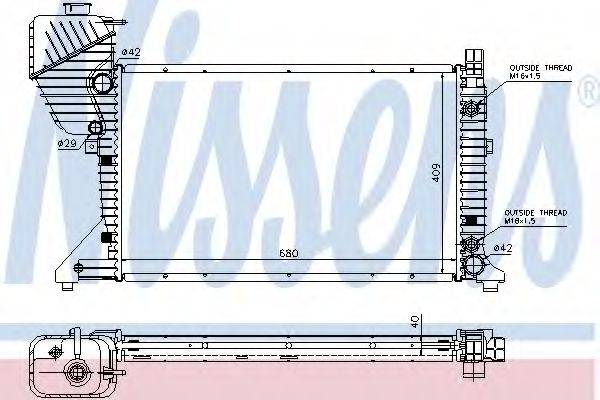 ARD 313246 Радіатор, охолодження двигуна