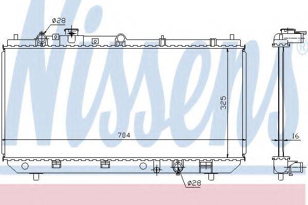 ARD 310728 Радіатор, охолодження двигуна