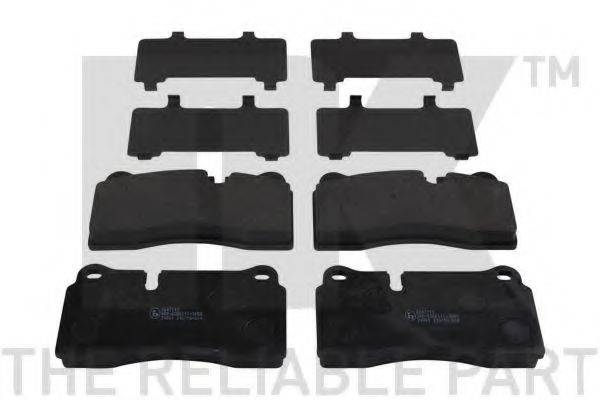 VAG 420698451F Комплект гальмівних колодок, дискове гальмо