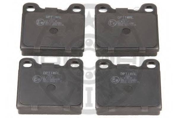 OPTIMAL 9509 Комплект гальмівних колодок, дискове гальмо