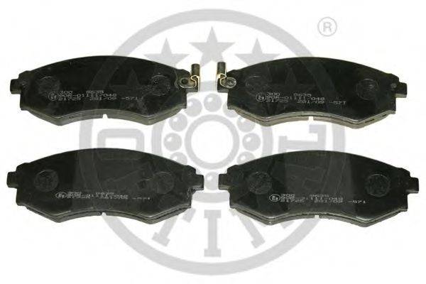 OPTIMAL 9635 Комплект гальмівних колодок, дискове гальмо