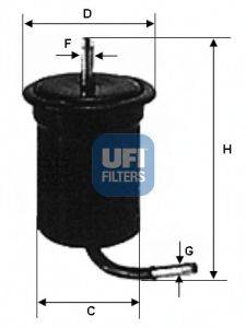 ACDELCO FS27 Паливний фільтр