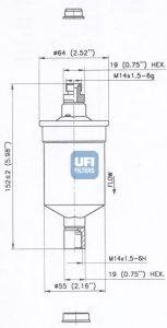 BOSCH 71026 Паливний фільтр