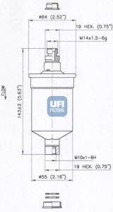 BOSCH 71019 Паливний фільтр