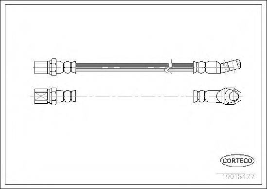 PIRELLI 4965 Гальмівний шланг