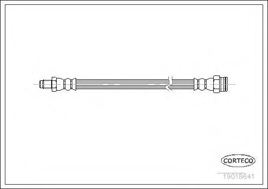 PIRELLI 14753 Гальмівний шланг
