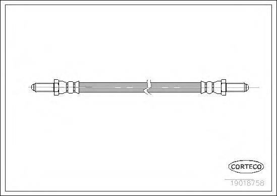 PIRELLI 14614 Гальмівний шланг