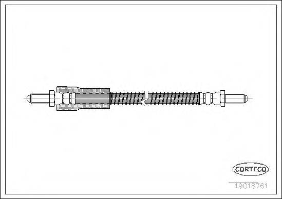 PIRELLI 14621 Гальмівний шланг