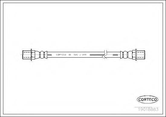 PIRELLI 13316 Гальмівний шланг