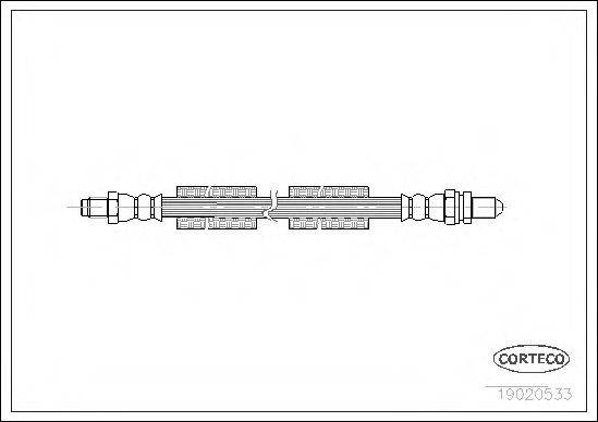 ROULUNDS RUBBER 73503 Гальмівний шланг