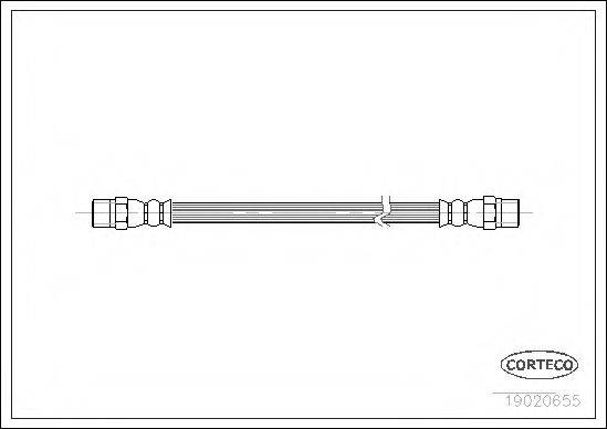 PIRELLI 14403 Гальмівний шланг