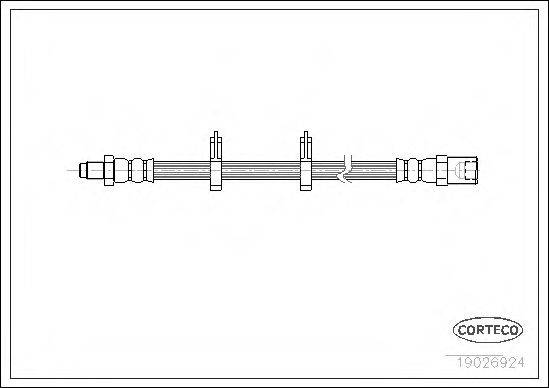 PIRELLI 4929 Гальмівний шланг