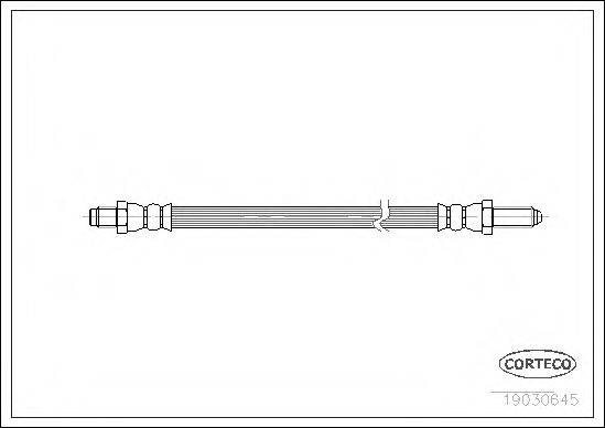 PIRELLI 26192 Гальмівний шланг