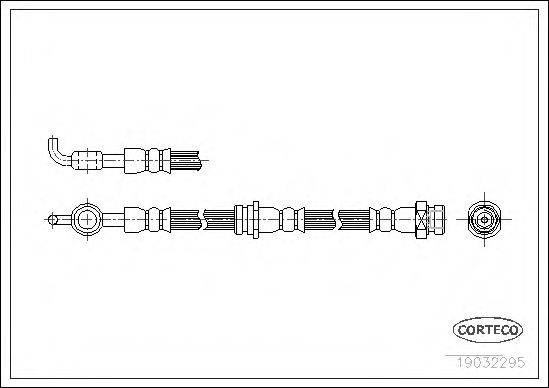 PIRELLI 31311 Гальмівний шланг