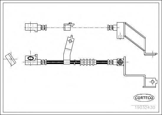 ROULUNDS RUBBER 73519 Гальмівний шланг