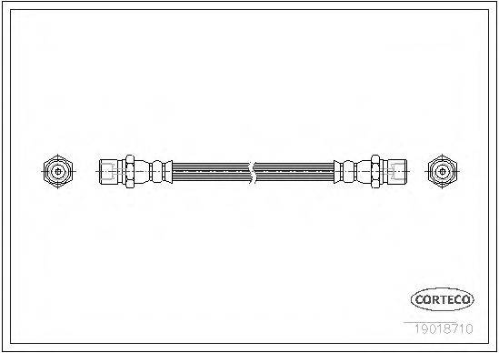 PIRELLI 14634 Гальмівний шланг