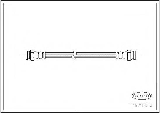 PIRELLI 13166 Гальмівний шланг
