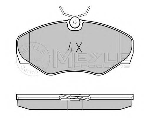 VAUXHALL 44 14 021 Комплект гальмівних колодок, дискове гальмо