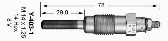 NGK 2192 Свічка розжарювання