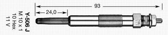 NGK 7648 Свічка розжарювання