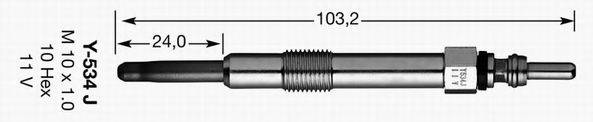 NGK 5941 Свічка розжарювання