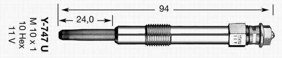 NGK 4951 Свічка розжарювання