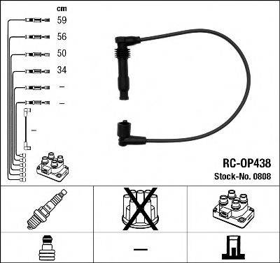 OPEL 1282147 Комплект дротів запалювання