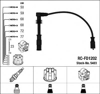 NGK 5403 Комплект дротів запалювання